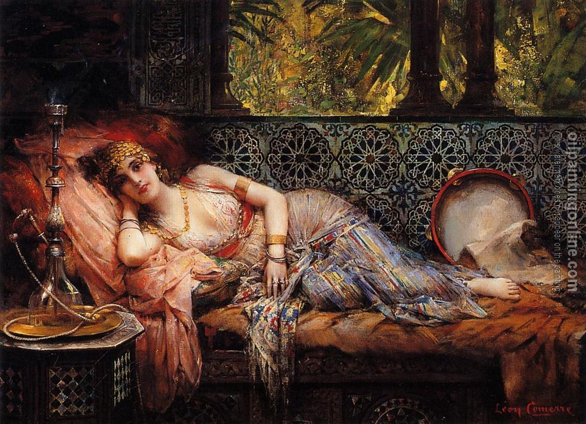 Comerre, Leon Francois - Odalisque